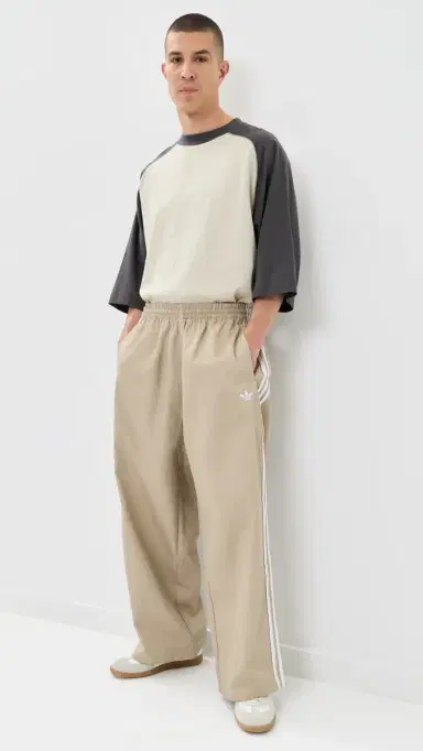 adidas Adicolor Cotton Twill Pants Khaki Three | Thumbnail 5 adidas Adicolor Cotton Twill Pants Khaki Three | Thumbnail 5