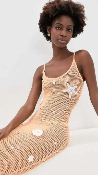 Dur Doux Sand Shell Maxi Coverup Dress | Thumbnail 2 Dur Doux Sand Shell Maxi Coverup Dress | Thumbnail 2