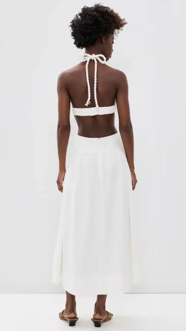 Farm Rio Coast Stars Maxi Dress Coast Stars Off-White | Thumbnail 3