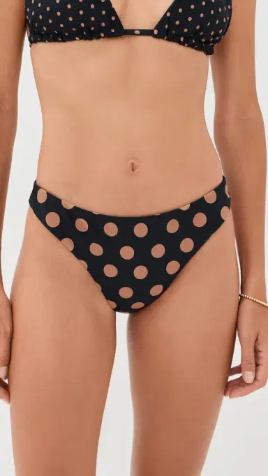 SIMONMILLER Bwai Bikini Bottoms Black/Tan Polka Dot S | Thumbnail 2 SIMONMILLER Bwai Bikini Bottoms Black/Tan Polka Dot S | Thumbnail 2