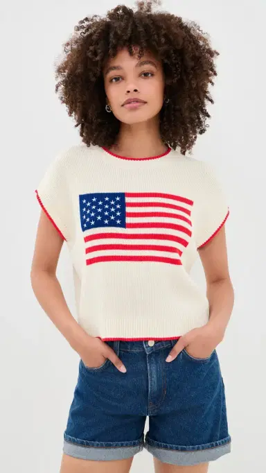 Z Supply Patriot Pullover Cloud | Thumbnail 2 Z Supply Patriot Pullover Cloud | Thumbnail 2