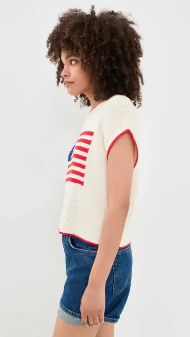 Z Supply Patriot Pullover Cloud | Thumbnail 4 Z Supply Patriot Pullover Cloud | Thumbnail 4