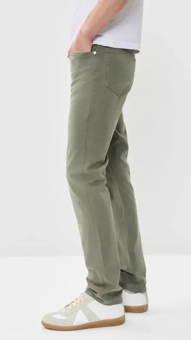 Frame Modern Straight Jeans Antique Military Khaki | Thumbnail 4 Frame Modern Straight Jeans Antique Military Khaki | Thumbnail 4