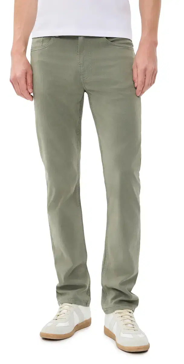 FRAME Modern Straight Jeans Antique Military Khaki