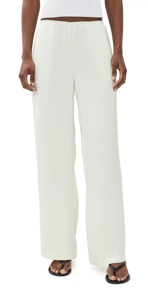 Lioness In Bloom Pants Porcelain