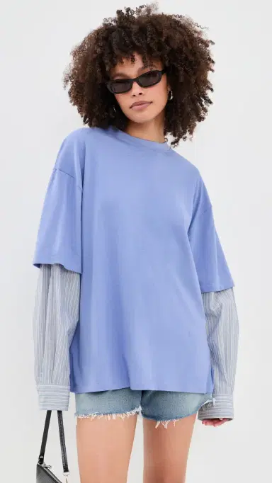 Lioness Bottega Layered Shirt Persian Jewel | Thumbnail 2