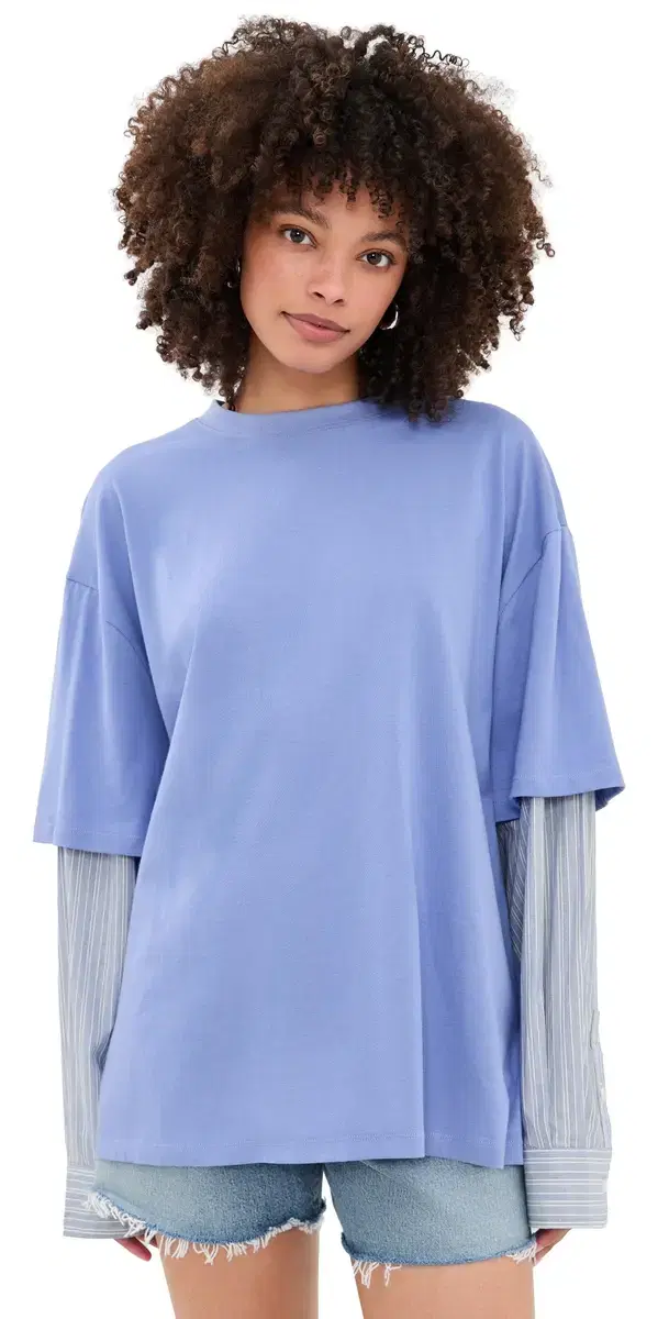 Bottega Layered Shirt Persian Jewel
