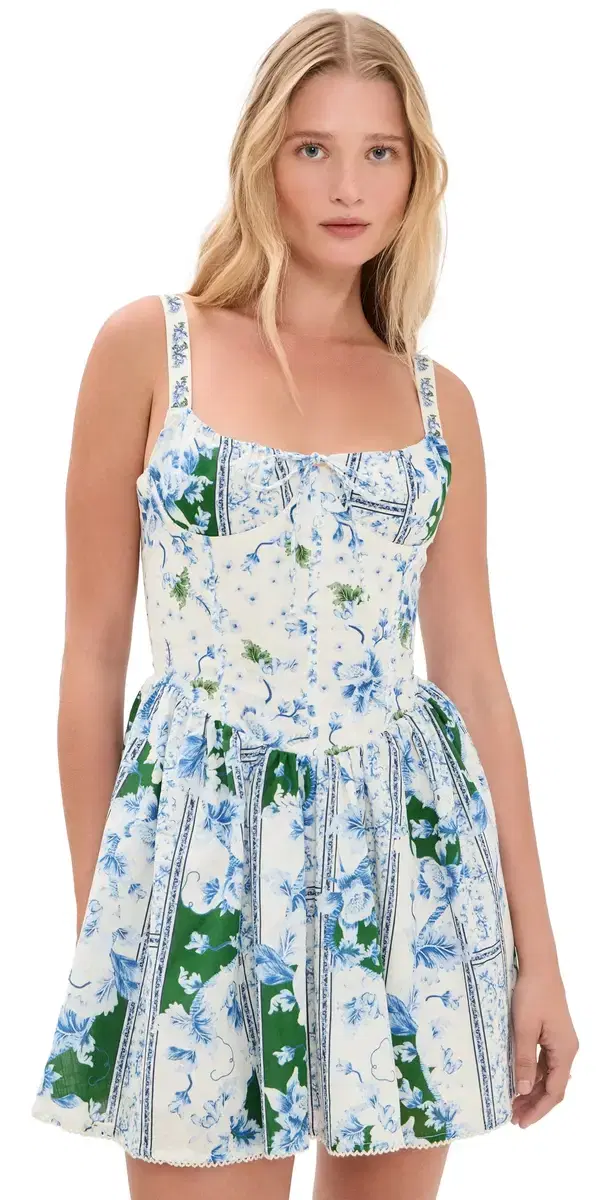 Agua Bendita Spring Ivy Underwire ini Dress ulticolor