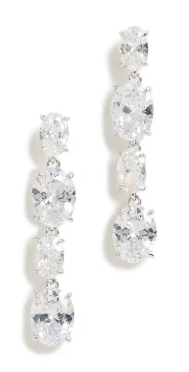 Shashi Bessett Oval Drop Earrings | Thumbnail 1 Shashi Bessett Oval Drop Earrings | Thumbnail 1