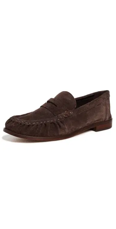 Schutz Tyche Loafers Dark Brown | Thumbnail 1