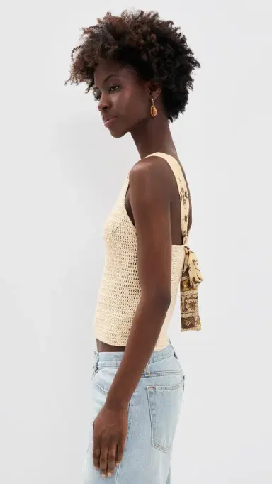 Ba&sh Cedric Crochet Tank Top | Thumbnail 4 Ba&sh Cedric Crochet Tank Top | Thumbnail 4