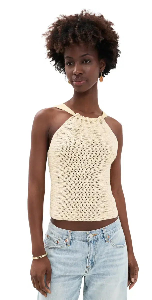 Cedric Crochet Tank Top Multico