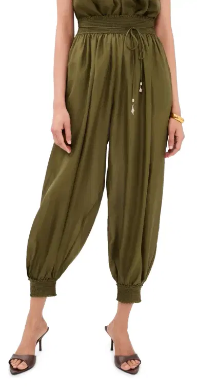Zimmermann Mahon Harem Pants Olive 4 | Thumbnail 1 Zimmermann Mahon Harem Pants Olive 4 | Thumbnail 1