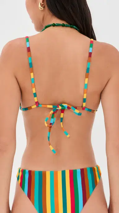 SIMONMILLER Bwai Bikini Top Vibrant Multi tripe | Thumbnail 3