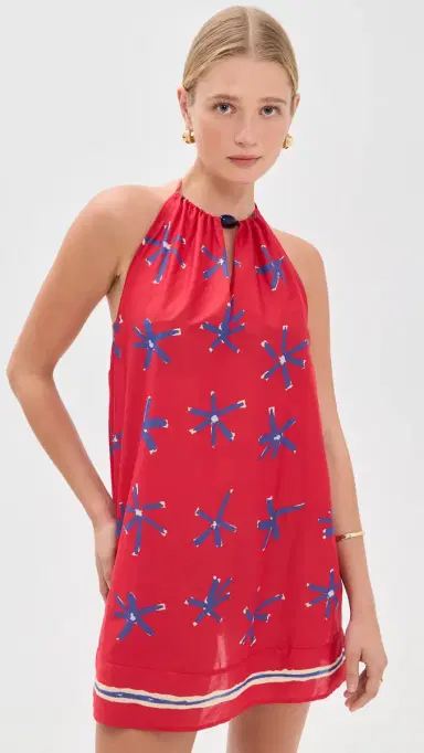 Staud Dani Coverup Dress Painted Foulard | Thumbnail 2