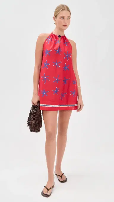 Staud Dani Coverup Dress Painted Foulard | Thumbnail 5