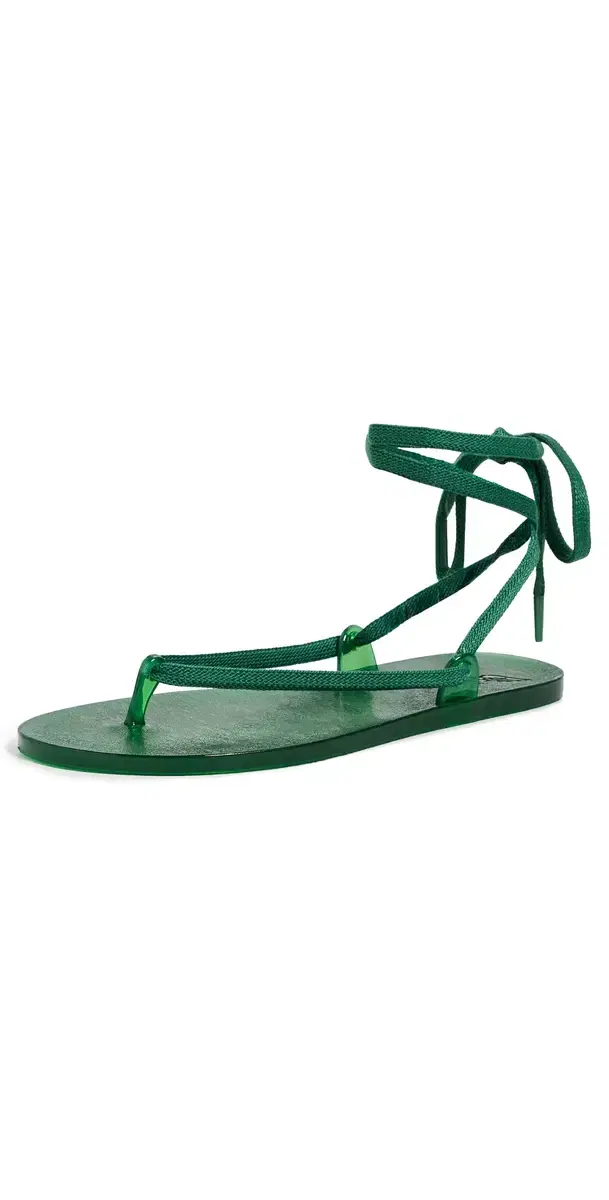 Ancient Greek Sandals Esther Gladiator Sandals Green
