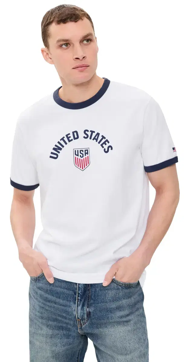 Levi's x World Cup UA Ringer Tee Red White Blue