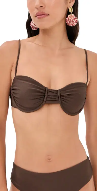 JADE SWIM Mia Bikini Top ocha Sheen | Thumbnail 1