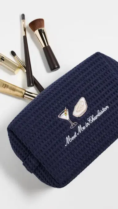 Abbode Meet Me In Charleston Pouch Navy One Size | Thumbnail 4