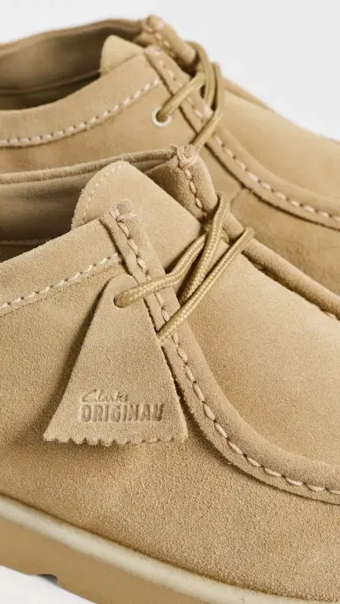 Clarks Meare Walla Lace Up Shoes Maple Suede | Thumbnail 5