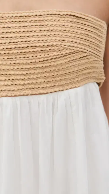Show Me Your Mumu Dockside Maxi Dress White Voile With Twisted Rope | Thumbnail 6