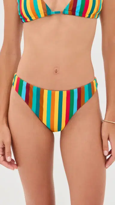 SIMONMILLER Bwai Bikini Bottoms VIBRANT MUTI STRIPE | Thumbnail 2