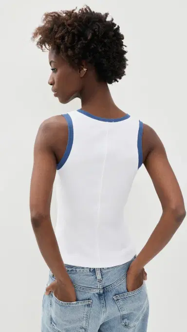 Z Supply Sirena Colorblocked Tank White L | Thumbnail 4 Z Supply Sirena Colorblocked Tank White L | Thumbnail 4