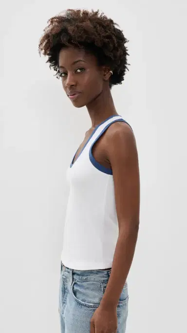 Z Supply Sirena Colorblocked Tank White L | Thumbnail 5 Z Supply Sirena Colorblocked Tank White L | Thumbnail 5