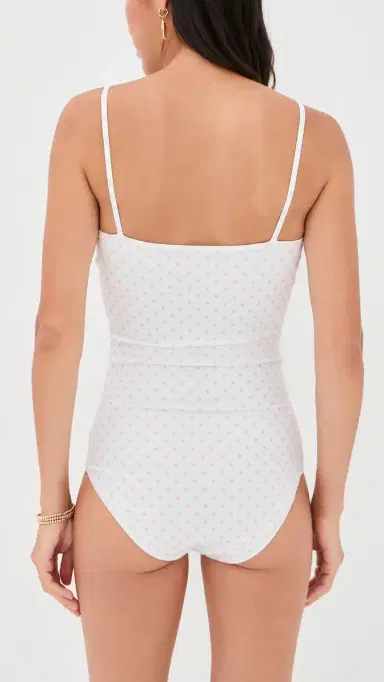 CAROLINE CONSTAS Melody One Piece White Pink Cherub S | Thumbnail 3