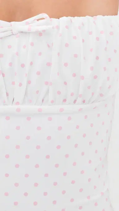 CAROLINE CONSTAS Melody One Piece White Pink Cherub S | Thumbnail 6