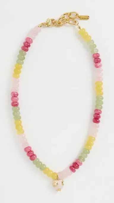 Logan Tay Pastel Beaded Heart Necklace | Thumbnail 2 Logan Tay Pastel Beaded Heart Necklace | Thumbnail 2