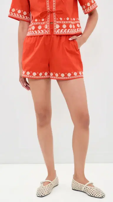 Z Supply Cast of Waves Shorts Lychee M | Thumbnail 2