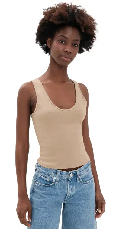 PAIGE Bali Tank Macadamia S | Thumbnail 1