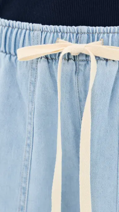 Z Supply Daycation Denim Pants Coastal Water L | Thumbnail 6