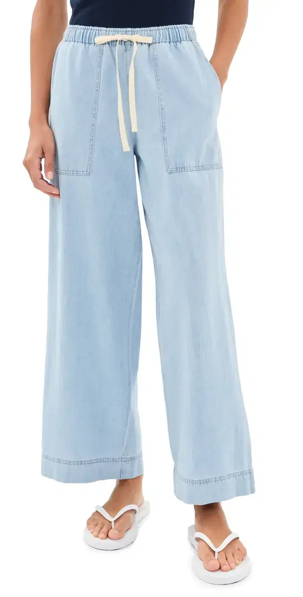 Daycation Denim Pants Coastal Water