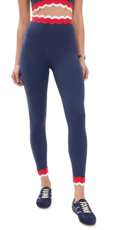BEACH RIOT Stacy 7/8 Leggings Twilight Firework Colorblock M | Thumbnail 1