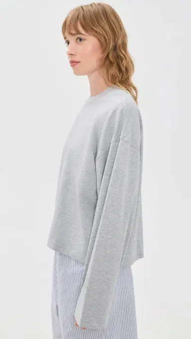 LIONESS Bloom Long Sleeve Tee Grey L | Thumbnail 4