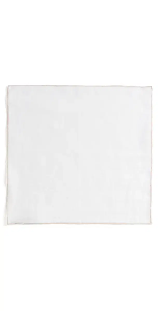 BOSS Pocket Linen Square Open Beige One Size