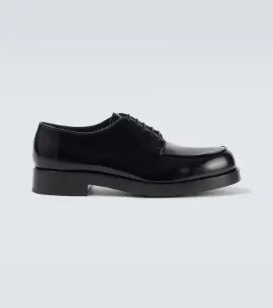 Prada Brushed leather Derby shoes | Thumbnail 5