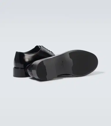 Prada Brushed leather Derby shoes | Thumbnail 6