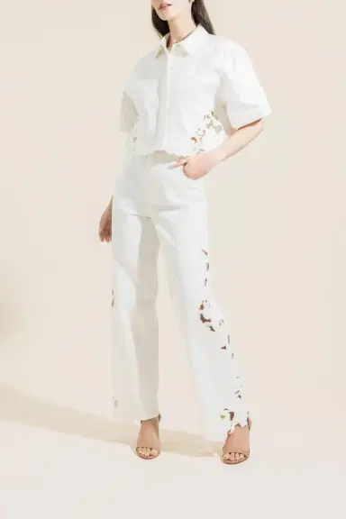 Simkhai Albaine Embroidered Shirt | Thumbnail 2