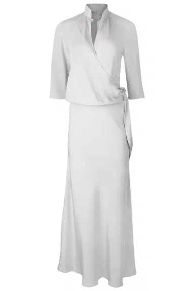 PETER COHEN Blouse Maxi Dress - Silver | Thumbnail 1