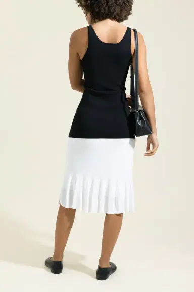 TOTEME Classic Compact Knit Tank - Black | Thumbnail 4