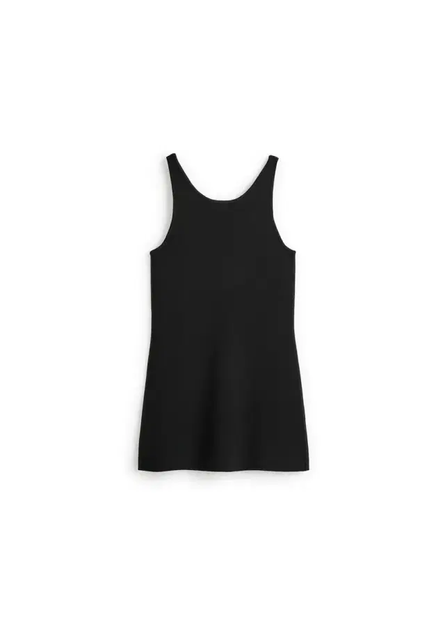 TOTEME Classic Compact Knit Tank - Black