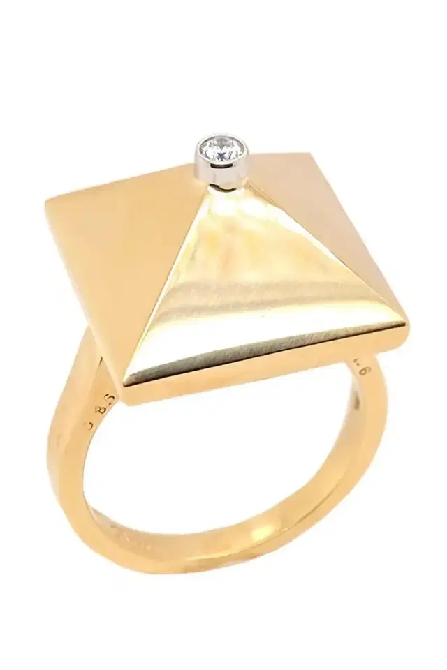 ALETTO BROTHERS Diamond Accent Large Piramide Ring
