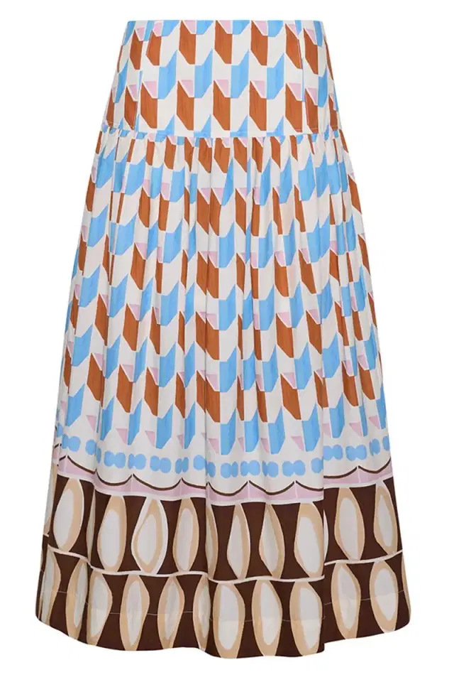 Diya Skirt - Tile Ivory