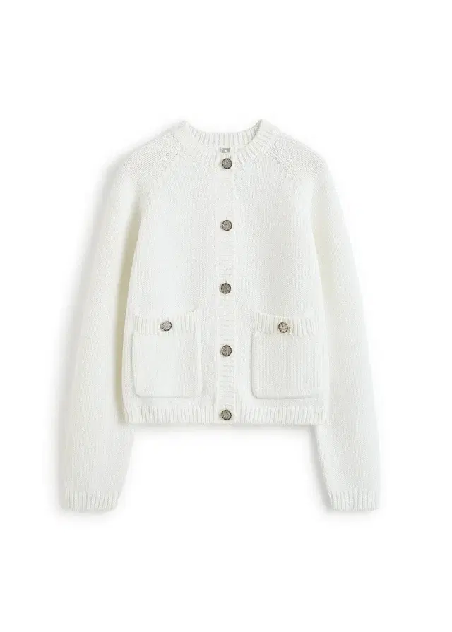 Hammered Button Cardigan