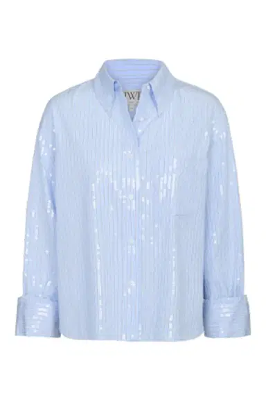 TWP J.D. Shirt - Blue White | Thumbnail 1 TWP J.D. Shirt - Blue White | Thumbnail 1