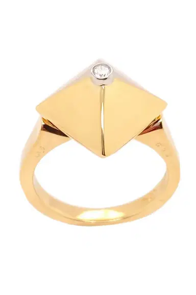 ALETTO BROTHERS Mini Diamond Accent Piramide Ring | Thumbnail 1